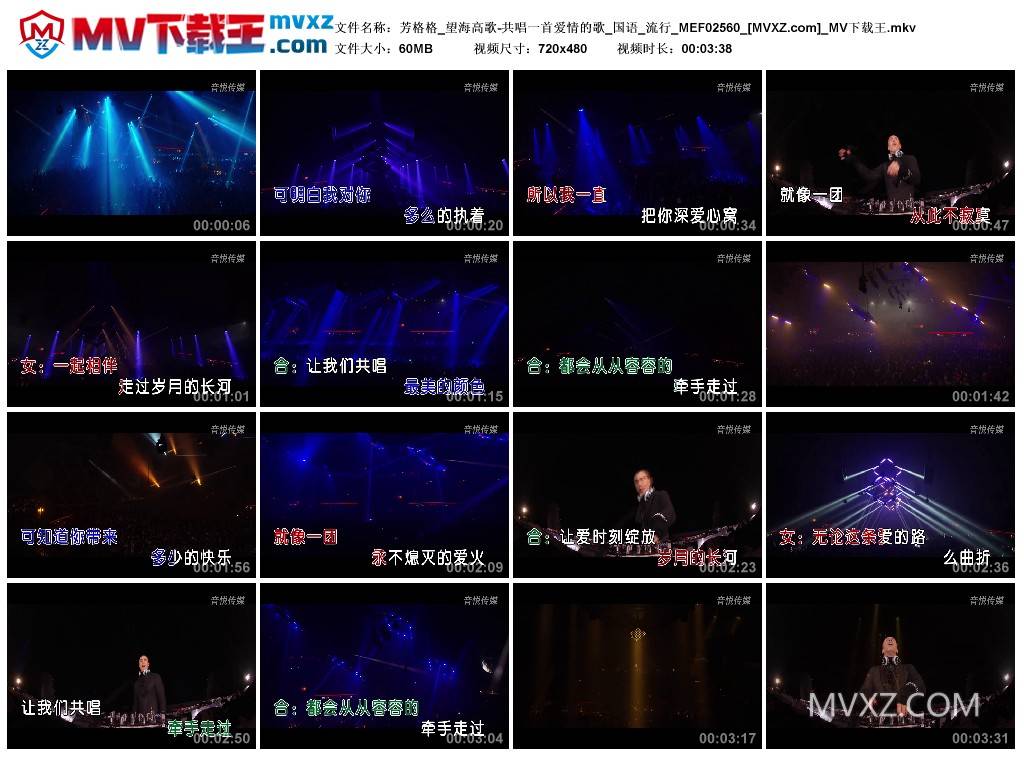 芳格格_望海高歌-共唱一首爱情的歌_国语_流行_MEF02560